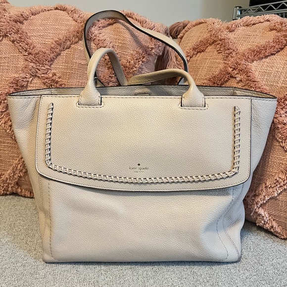 Beige Kate Spade purse - Picture 1 of 11